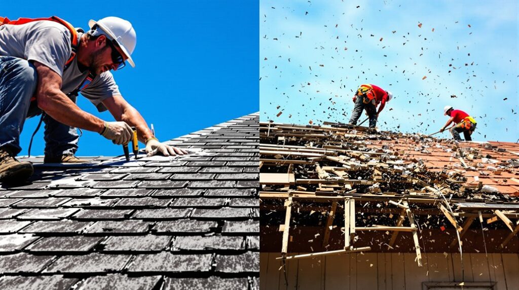 repair or replace roof