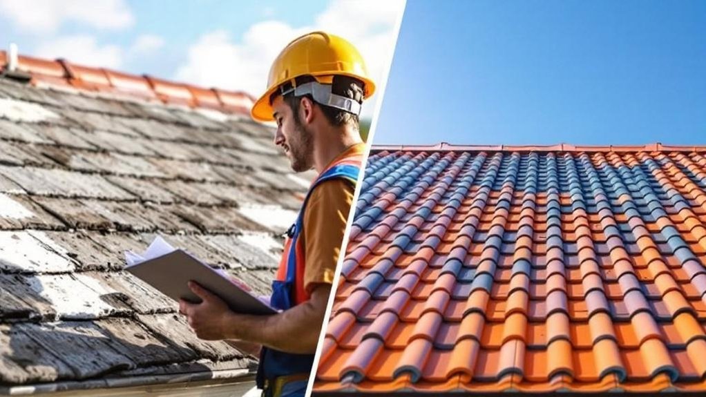 thorough roof inspection process